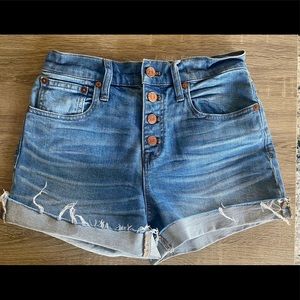 Madewell High Rise Denim/Jean Shorts